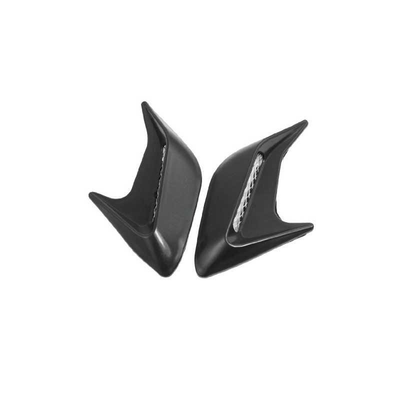 sourcingmap 2 Pcs Black Plastic Auto Car Hood Air Flow