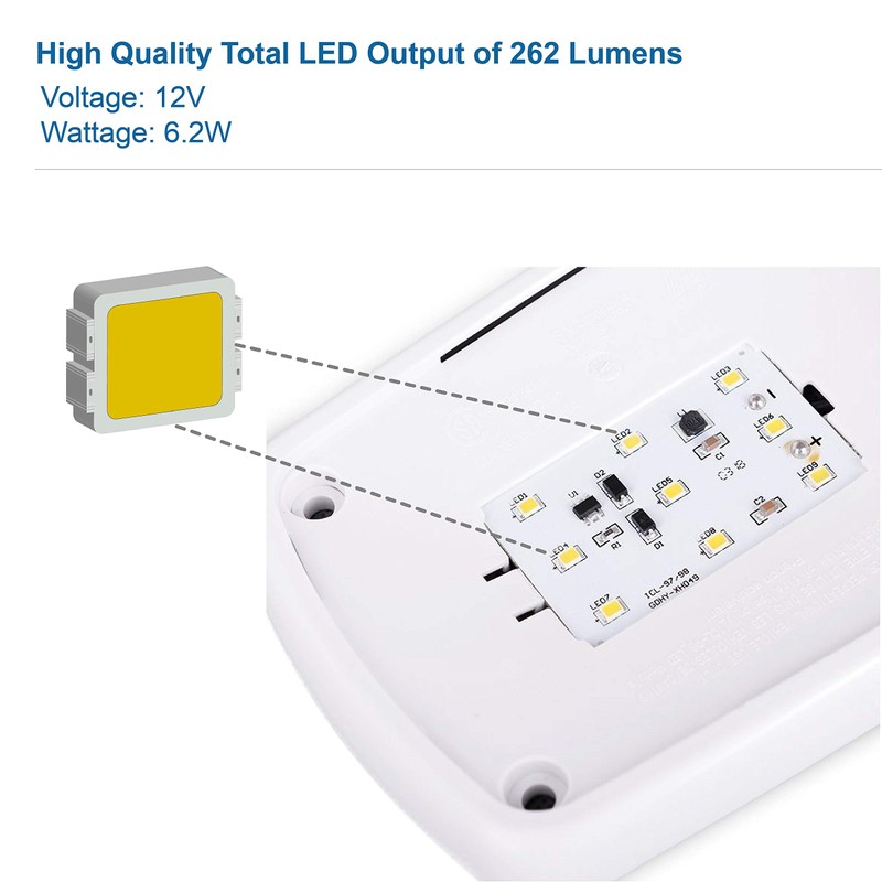 Lumitronics RV LED Lights Interior - LED Camper Ceiling Light