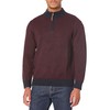 PENDLETON Men's Shetland Wool Half Zip Sweater, Navy/Indigo, XX-Large