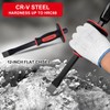 TOOLEAGUE Heavy Duty Masonry Chisel 12 inches Flat Chisel with