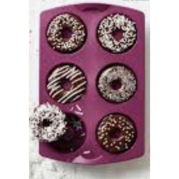 TUPPERWARE DONUT SILICONE BAKING FORM DOUGHNUT OVEN MICROWAVE FRIDGE FREEZER