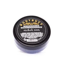 Emily Victoria Travel Size Body Buff Sugar & Shea Butter Body Scrub - Orchid Noir Woody & Floral Scent 50g