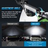 AUTOVIC Motorcycle Light Bar Kit, Universal 60W Motocross Light Bar