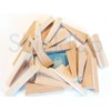 ShieldUp Hardwood Tile Wedges | Wooden Spacers | Pack of