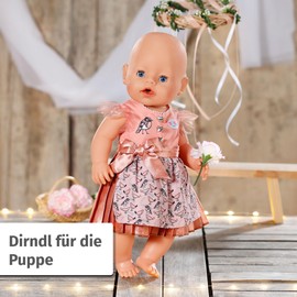 BABY born Zapf Creation Dirndl Doll Dress for 43 cm Dolls