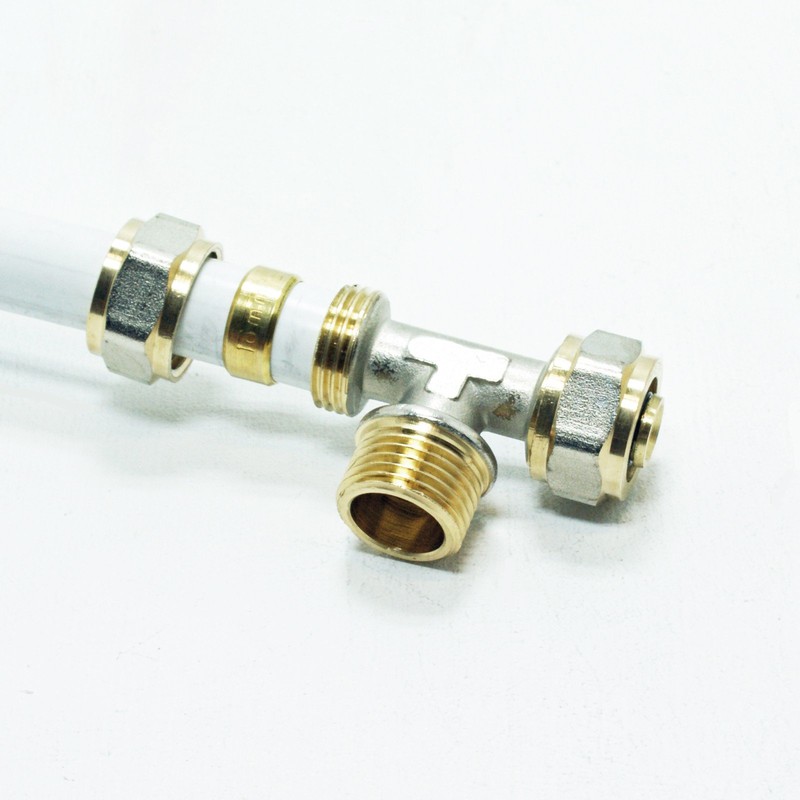 Pipetec Screw Fitting T Piece 26 x 3 mm 3/4