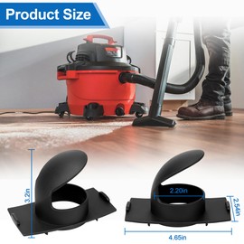 7413197 Vacuum Inlet Deflector Asembly for Shop-Vac Wet/Dry Vacuums, Vacuum Dust Bags Holder Dirt Deflector Replacement Part (Black)