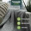 Houseify SNUGGLEVIDA Bamboo Cooling Blanket - Temperature Regulating Waffle Blanket