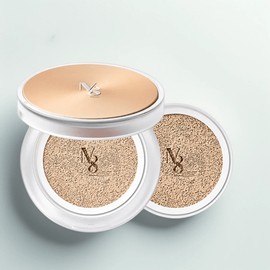 Number 8 Skin Master Moist Cover Cushion Pact Watery Glow Original 15g + Refill 15g, No. 23 Neutral Beige, 1 piece / 넘버에잇 스킨마스터 촉촉한 커버 쿠션 팩트 물광 광채 본품 15g + 리필 15g, 23호 뉴트럴 베이지, 1개