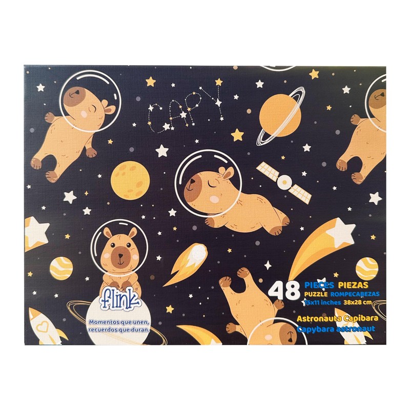 FLINK Rompecabezas Infantil Capibara 48 Piezas