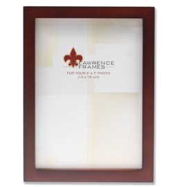 Lawrence Frames Walnut Wood Picture Frame, Gallery Collection, 5 by 7-Inch, Light Walnut