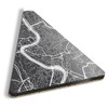 1 x Triangle Coaster - Rome Italy Urban Street Map