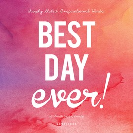 Graphique 2026 Best Day Ever Mini Wall Calendar | 7” x 7” | Thick Paper | Home & Office Organizer | Large Monthly Grid | 3 Languages & Marked Holidays | 4 Month Preview Page for 2027