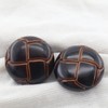 12 PCS 18 mm Brown Plastic Buttons for Sewing and
