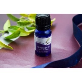 SVATV Ätherisches Muskatellersalbeiöl, Aromatherapie, Lufterfrischer in therapeutischer Qualität, natürlicher Duftöldiffusor für Bäder, Haarpflege, Saunen, DIY-Körperpflege und Yoga-Massage, 10 ml