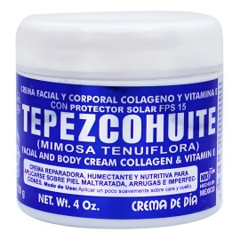 Crema Tepezcohuite Uso De Día 120 G Del Indio Papago Mixta Día