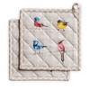 Maison d' Hermine Hot Pads 100% Cotton Pot Holders Set