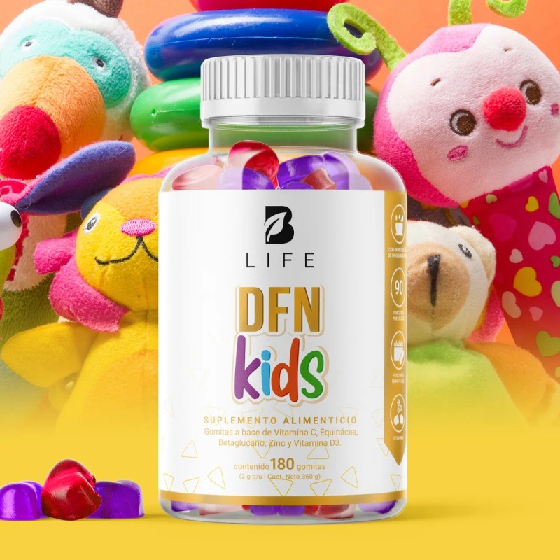 Sistema Inmune Niños 180 Gomitas Veganas Sin Azúcar B Life.