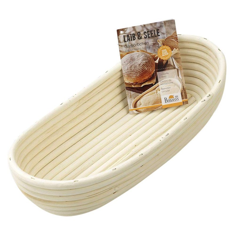 WINBST Oval Proofing Basket Wicker Proofing Basket Bread Dough Proofing