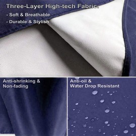 Viedouce 2-Pack of Waterproof Cooking Aprons with Pockets, Adjustable Kitchen and BBQ Aprons
