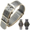 Aoeiwv Military Ballistic Nylon Watch Strap 20mm 22mm with Heavy
