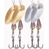 Contyu Mountain Stream Spinner Spinnerbait Trout Lure Set 3.3g 4pcs