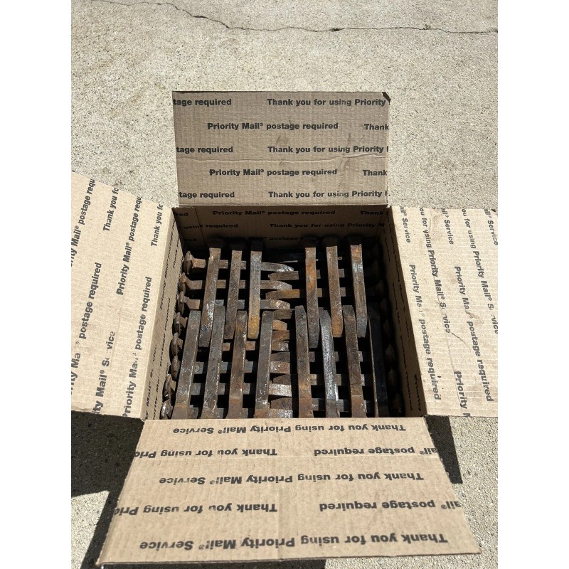 Lot of 60 High Carbon Railroad Spikes