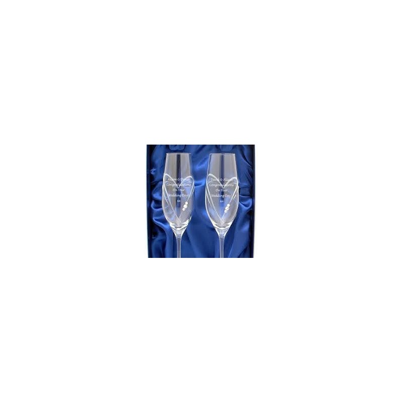 DIAMANTE 5057.412 Herz Champagner und Prosecco Gläser Glass