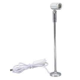 TOPINCN Jewelry Display Spotlight Stand Cabinet LED Spotlight Aluminium Small Art Paint Mini Spotlight Lamp (Natural Light)