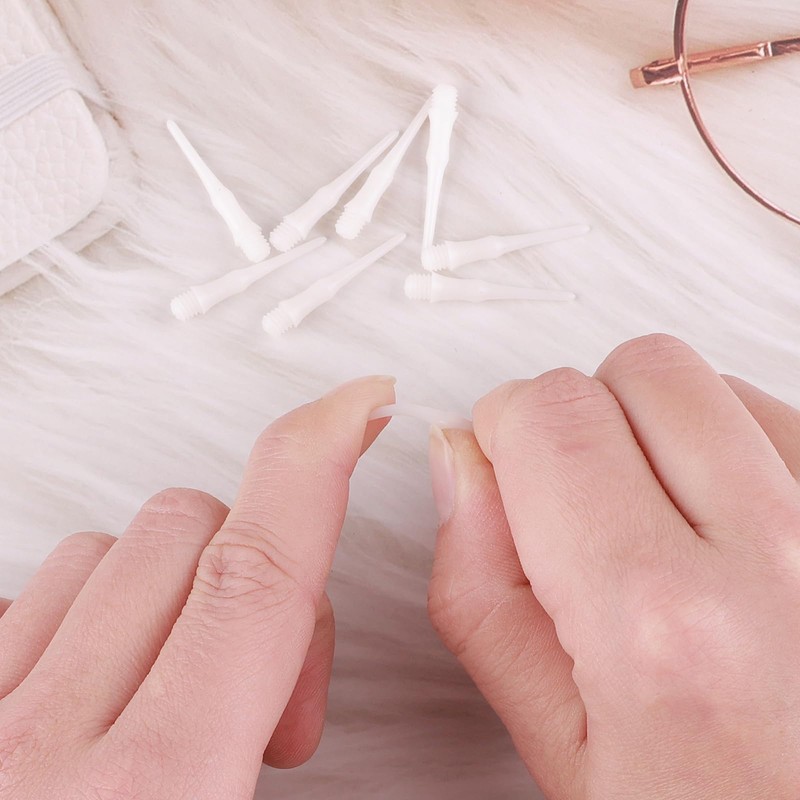 Deetenks Soft Dart Tips 500 Pack 2BA Thread Plastic Soft