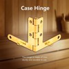 Small Quadrant Hinge, 20Pcs Jewelry Box 90 Degree Hinges with