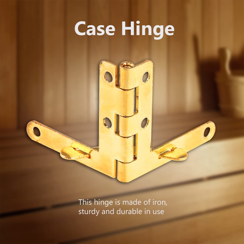 Small Quadrant Hinge, 20Pcs Jewelry Box 90 Degree Hinges with