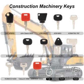 Professional Equipment Keys Set – 18PCS Industrial-Grade Universal Machine Keys, Hardened Steel, Long-Lasting & Reliable
