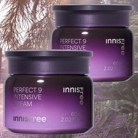 Innisfree Skin Soothing Moisture Cream Skin Protection Perfect 9 Intensive Cream 2 x 60ml / 이니스프리 피부진정 수분크림 피부보호 퍼펙트 9 인텐시브 크림 2개 60ml
