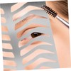 FOMIYES Professional Eyebrow Drawing Stencil Metal Grooming Tool for Beginners
