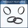 INFINAUTO Hub Centering Rings 66.5mm ID 73.1mm OD Car Wheel