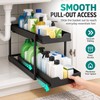 2-Tier Under Sink Organizer for Kitchen & Bathroom – Pull-Out
