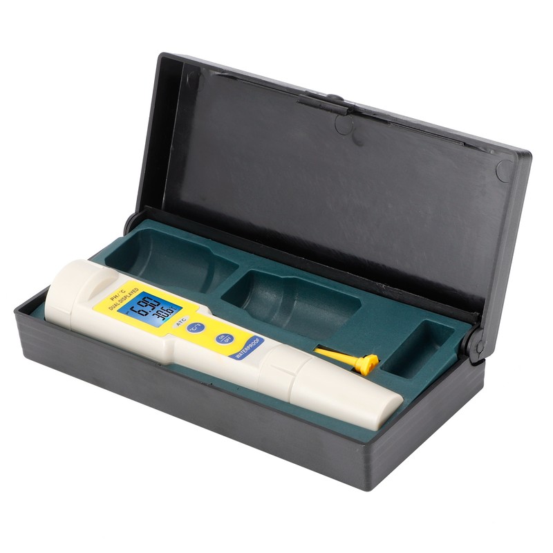 PH Meter Autocorrection Water Quality Tester Portable Waterproof Aquarium Detection