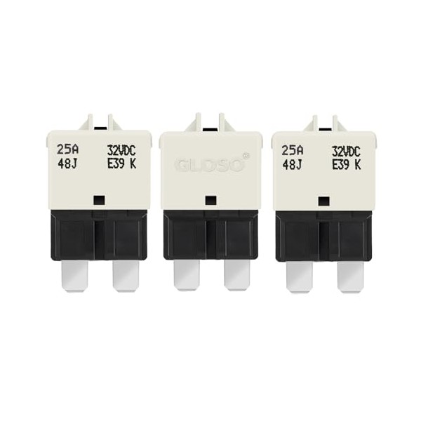GLOSO GLOSO Circuit Breaker Fuse E39 (T3) Manual Reset for