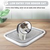 Maohegou Large Cat Litter Box for Kittens to Senior Cat,