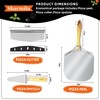 Sharmila Pizza Peel 12 Inch, Aluminum Pizza Paddle with Foldable