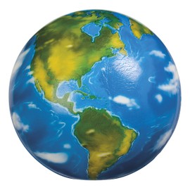 Toysmith Squishy Planet Earth Ball - Earth's Core Squeeze Stress Ball with Layers, Educational Toy