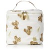 Gelato Pique PWGB221667 OWHT Women's Gelato Bear Pattern Vanity Pouch,