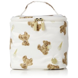 Gelato Pique PWGB221667 OWHT Women's Gelato Bear Pattern Vanity Pouch, OWHT