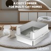 YIZFERN Stainless Steel Litter Box - 28" Extra Large XXXL