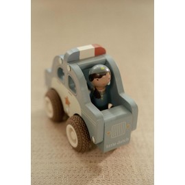 Little Dutch 2531 Wooden Police Car – Blue