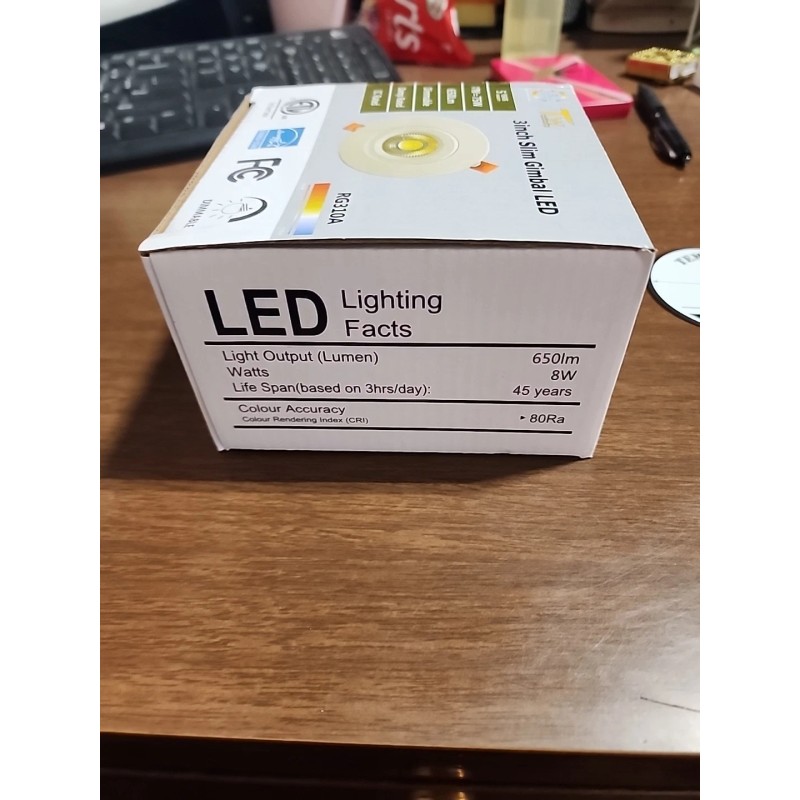 TW cctcorp 3'' Slim Gimbal LED Recessed Light Dimmer Ceiling