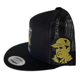 Unbranded CARTEL DE SINALOA HAT  EL CHAPO GUZMAN MEXICO HAT COLOR BLACK MESH SNAPBACK
