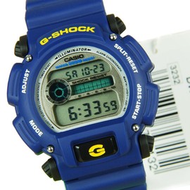 CASIO DW9052-2 Mens Blue Digital Watch with Blue Band