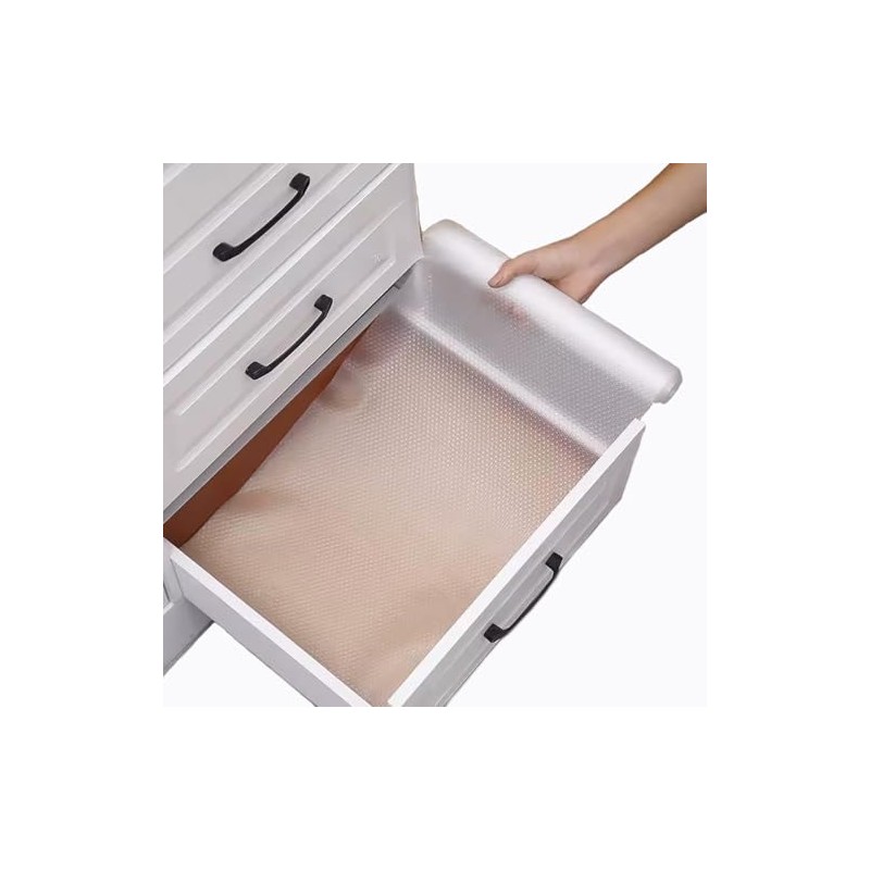 Kitchen Drawer Liners – 150x30cm Non-Slip Shelf Liner Roll, Cut-to-Size